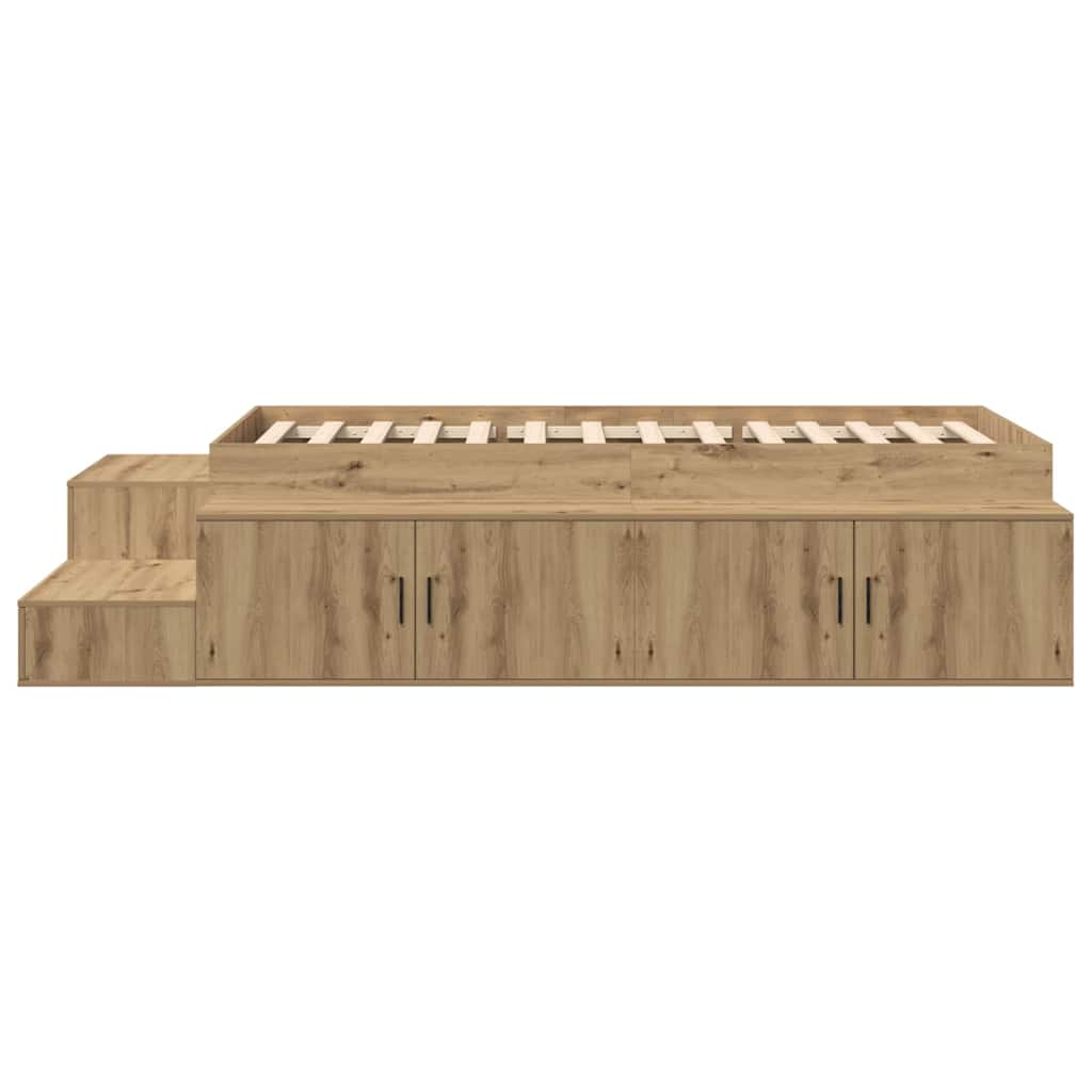 Κρεβάτι με αποθηκευτικό χώρο Artisan Oak 80 cm - Pakobazaar