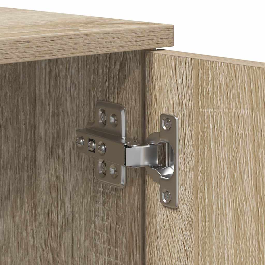 Κρεβάτι με αποθηκευτικό χώρο με αποθήκευση Δρύς Sonoma 75 cm