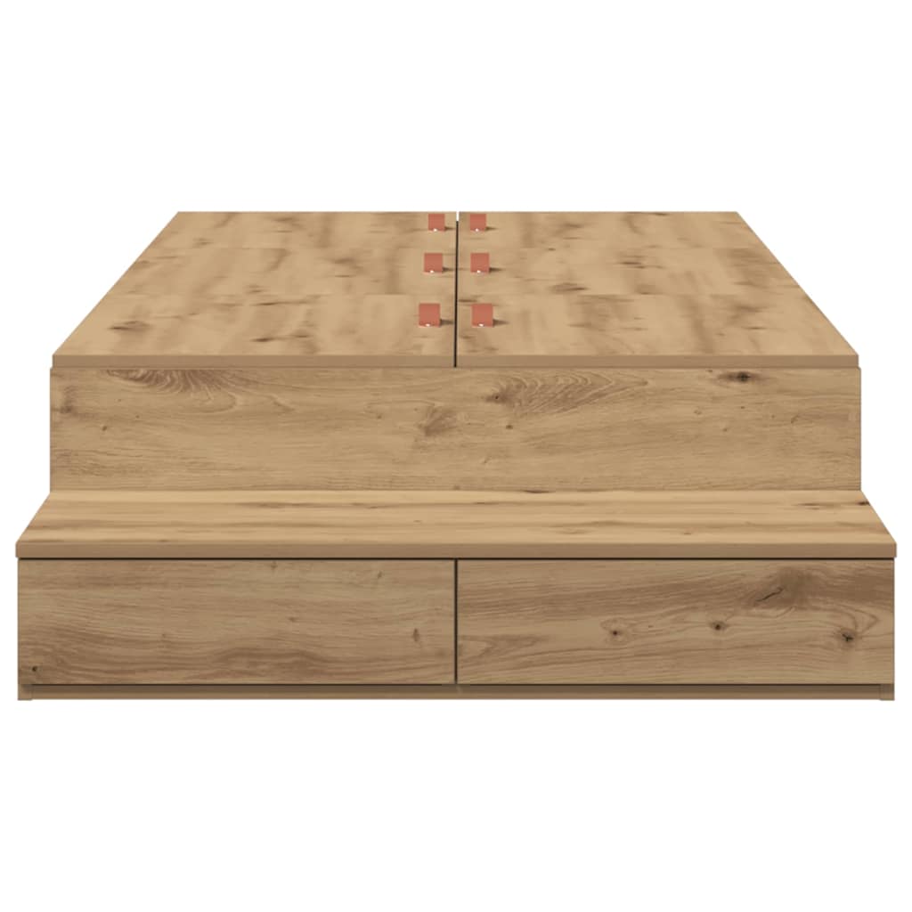 Κρεβάτι με αποθηκευτικό χώρο με συρτάρι Artisan Oak 80 cm - Pakobazaar