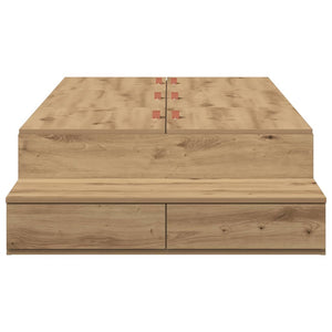 Κρεβάτι με αποθηκευτικό χώρο με συρτάρι Artisan Oak 80 cm - Pakobazaar