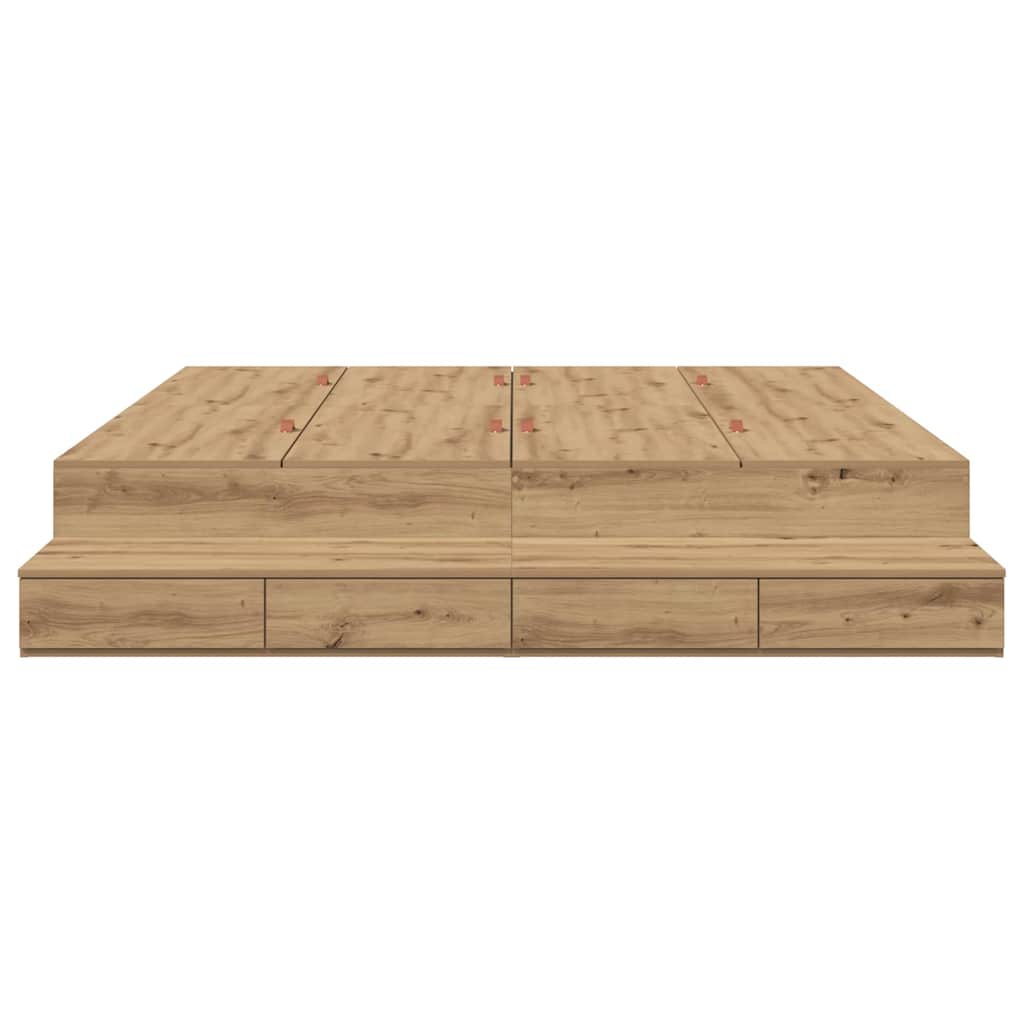 Κρεβάτι με αποθηκευτικό χώρο με συρτάρι Artisan Oak 200 cm - Pakobazaar