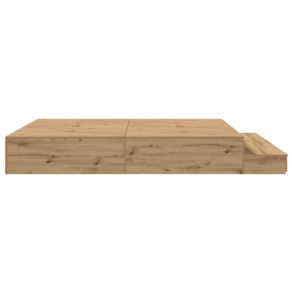 Κρεβάτι με αποθηκευτικό χώρο με συρτάρι Artisan Oak 200 cm - Pakobazaar