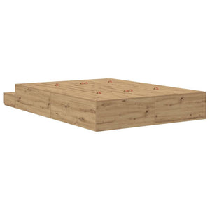 Κρεβάτι με αποθηκευτικό χώρο με συρτάρι Artisan Oak 140 cm - Pakobazaar