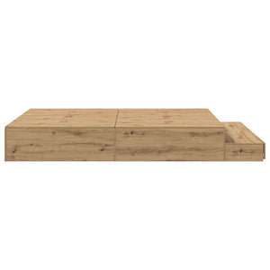 Κρεβάτι με αποθηκευτικό χώρο με συρτάρι Artisan Oak 140 cm - Pakobazaar