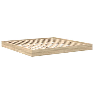 Κρεβάτι Βιβλιοθήκης Sonoma Δρυς 180 x 200 cm Επεξεργασμένο ξύλο - Pakobazaar
