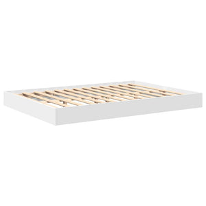 Κρεβάτι Βιβλιοθήκης Λευκό 135 x 190 cm Επεξεργασμένο ξύλο - Pakobazaar