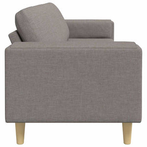Καναπές σαλονιού Taupe 250 x 77 x 76 εκ. Πολυεστέρας