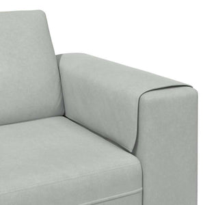 Καναπές σαλονιού Ανοιχτό γκρι 250 x 77 x 76 εκ. - Pakobazaar