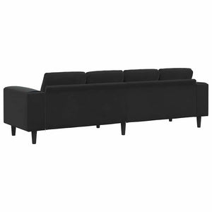 Καναπές σαλονιού Μαύρο 250 x 77 x 76 εκ. - Pakobazaar