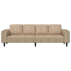 Καναπές σαλονιού Ανοιχτό γκρι 250 x 77 x 76 εκ.