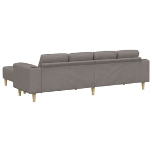 Καναπές σαλονιού 3 pcs Taupe Πολυεστέρας - Pakobazaar