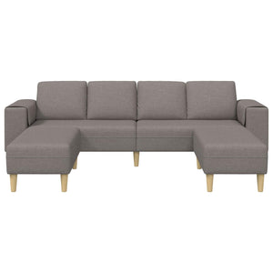 Καναπές σαλονιού 3 pcs Taupe Πολυεστέρας - Pakobazaar