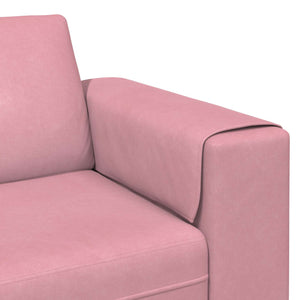 Καναπές σαλονιού 3 pcs Ροζ 250 x 188 x 76 εκ. - Pakobazaar