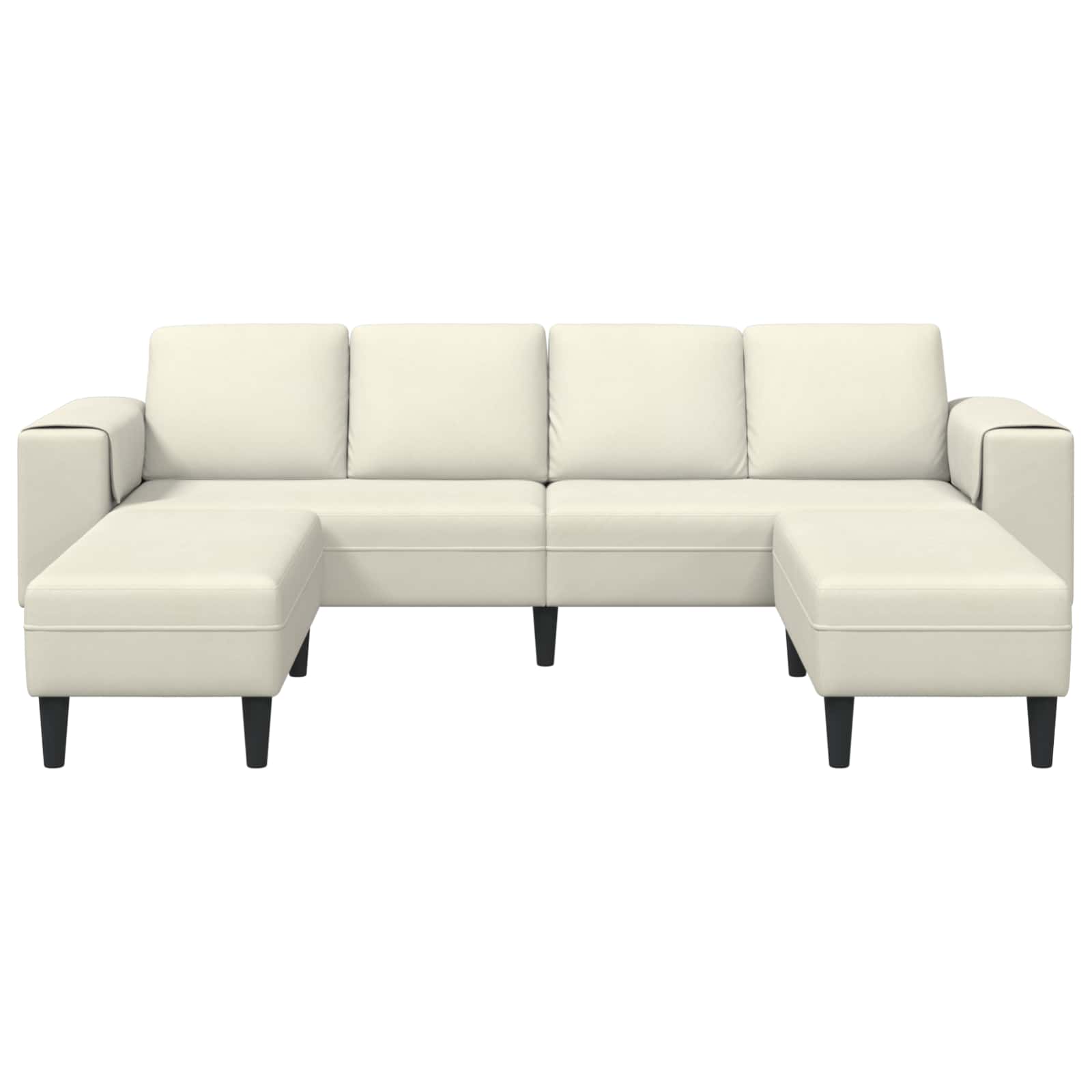 Καναπές σαλονιού 3 pcs Κρεμ