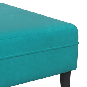 Καναπές σαλονιού 3 pcs Τιρκουάζ 250 x 188 x 76 εκ. - Pakobazaar