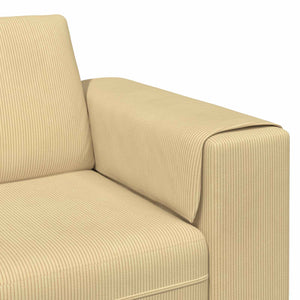 Καναπές Γκρι Πράσινο 250 x 188 x 76 εκ. Υφασμάτινο Κορντουρά