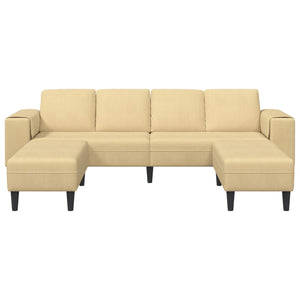 Καναπές Γκρι Πράσινο 250 x 188 x 76 εκ. Υφασμάτινο Κορντουρά
