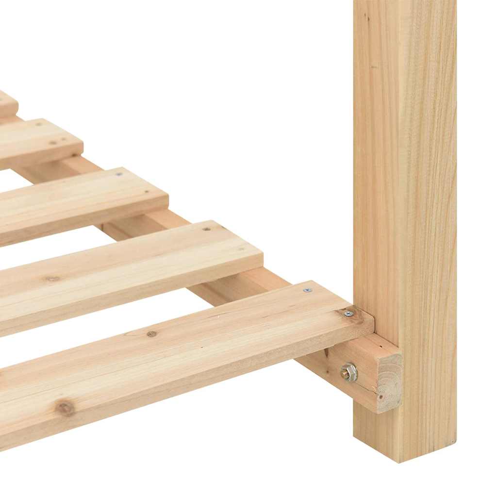 Γλάστρα Κήπου Μπεζ 111 x 37 x 76,5 εκ. Στερεό Ξύλο Πεύκου - Pakobazaar