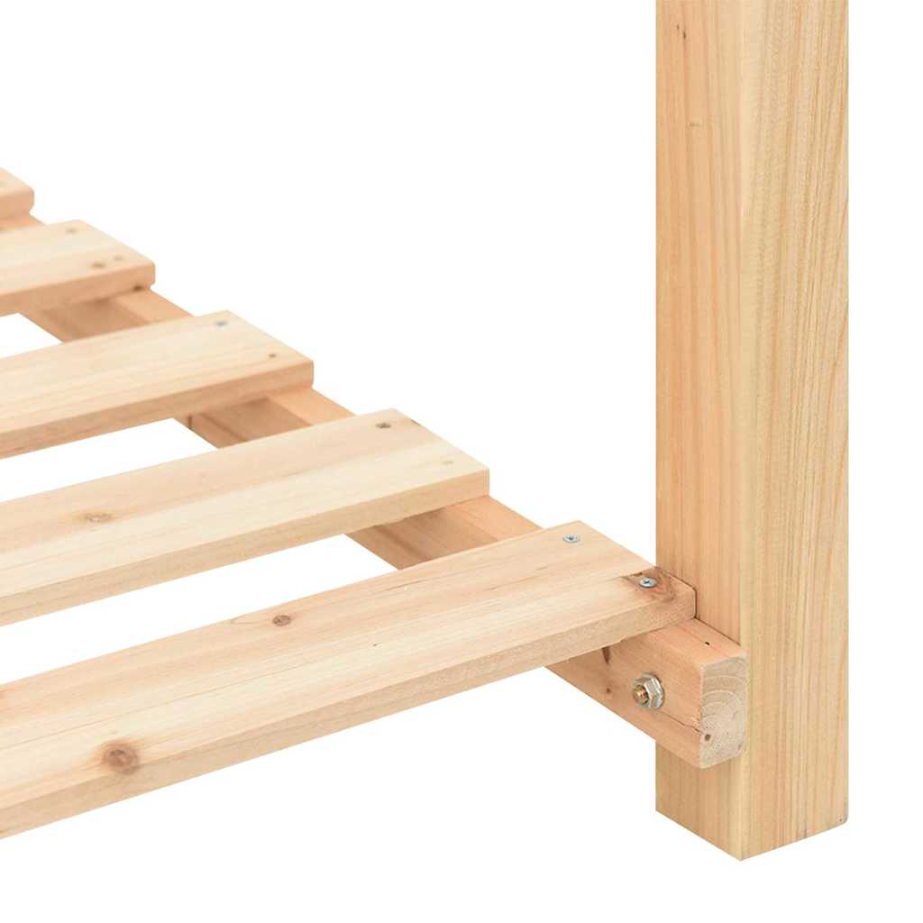 Γλάστρα Κήπου Μπεζ 155 x 59 x 76,5 εκ. Στερεό Ξύλο Πεύκου