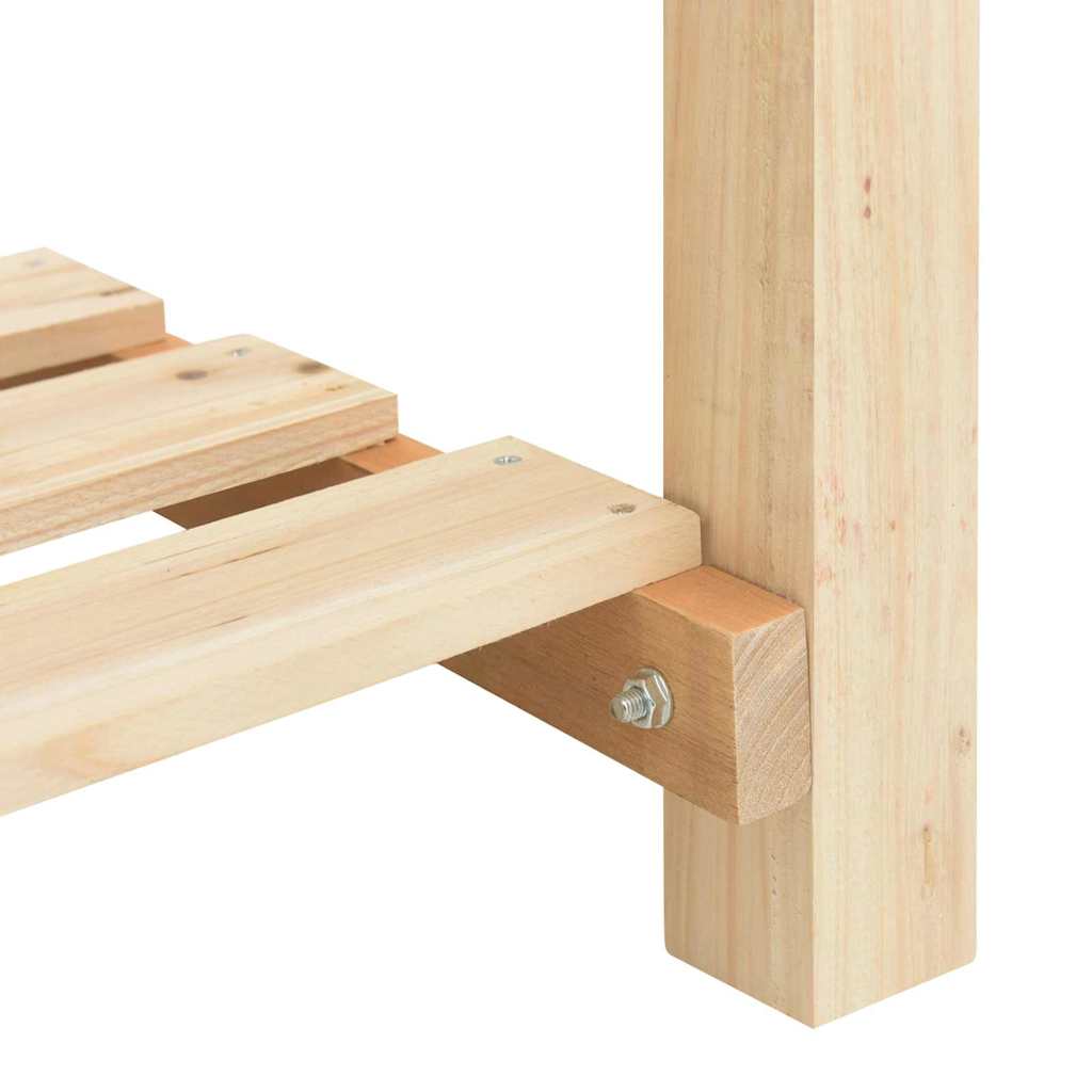 Γλάστρα Κήπου Μπεζ 115 x 59 x 76,5 εκ Στερεό Ξύλο Πεύκου - Pakobazaar