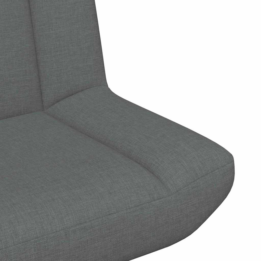 Περιστρεφόμενη καρέκλα Σκούρο Γκρι 63 x 75 x 76 εκ ύφασμα