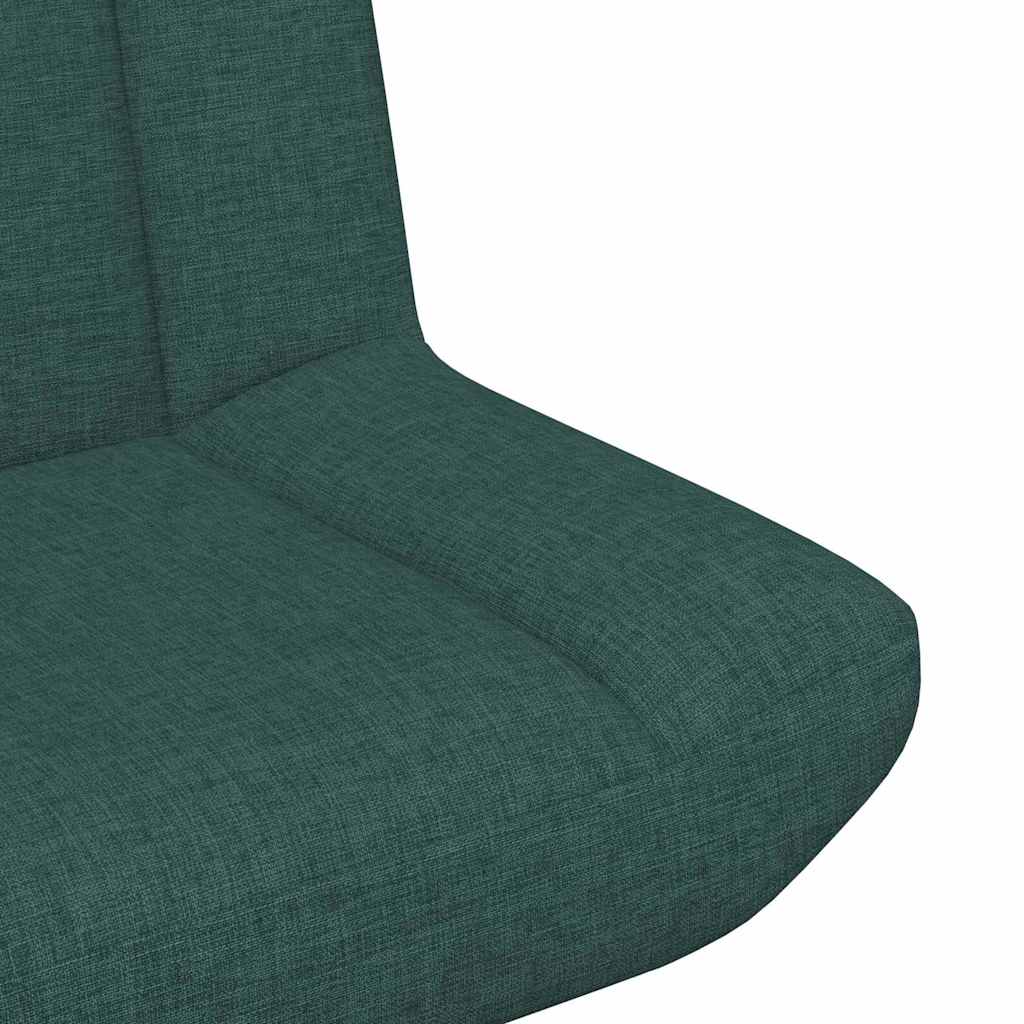 Περιστρεφόμενη καρέκλα Σκούρο Πράσινο 63 x 75 x 76 εκ ύφασμα