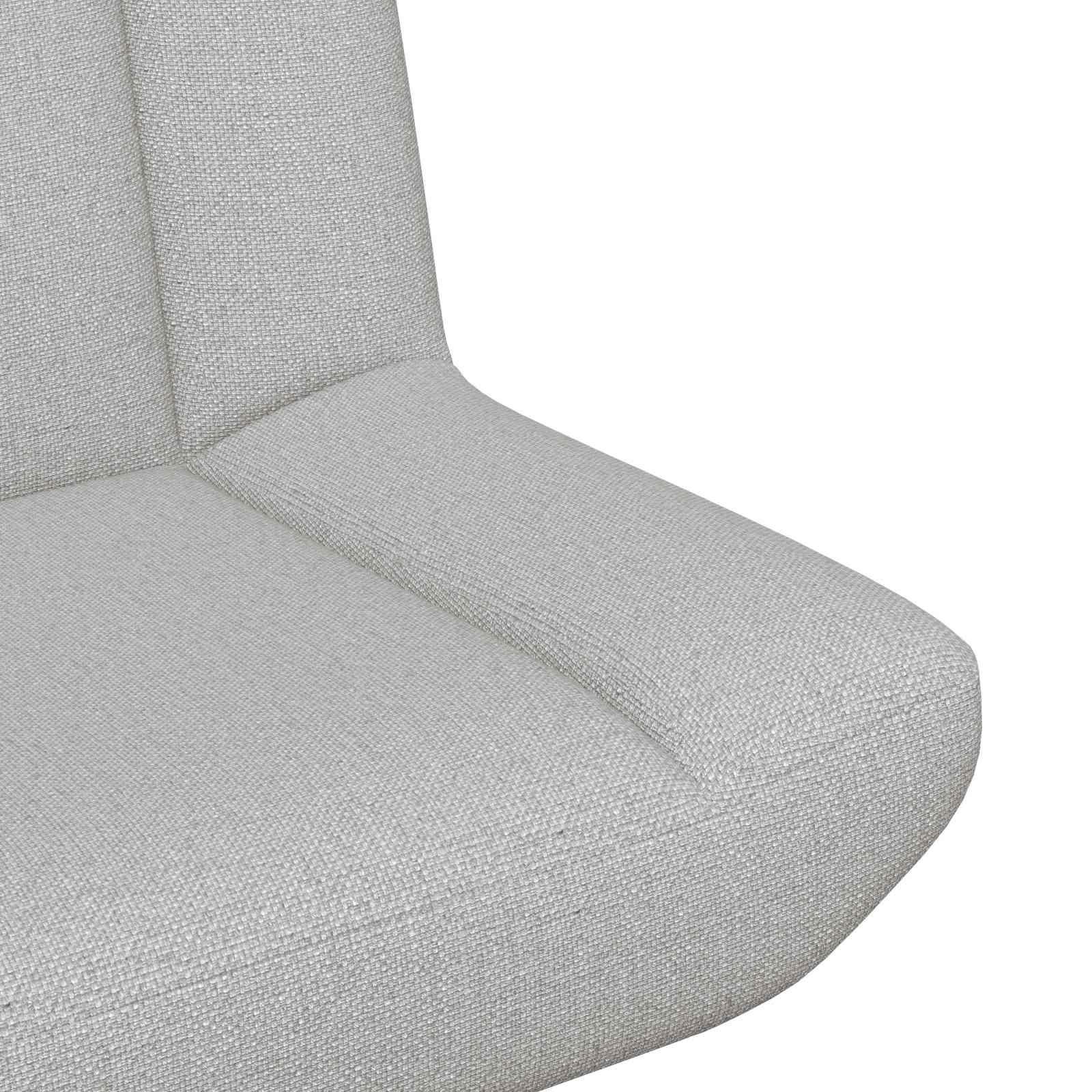 Περιστρεφόμενη καρέκλα Σκίουρος Γκρί 63 x 75 x 76 εκ ύφασμα
