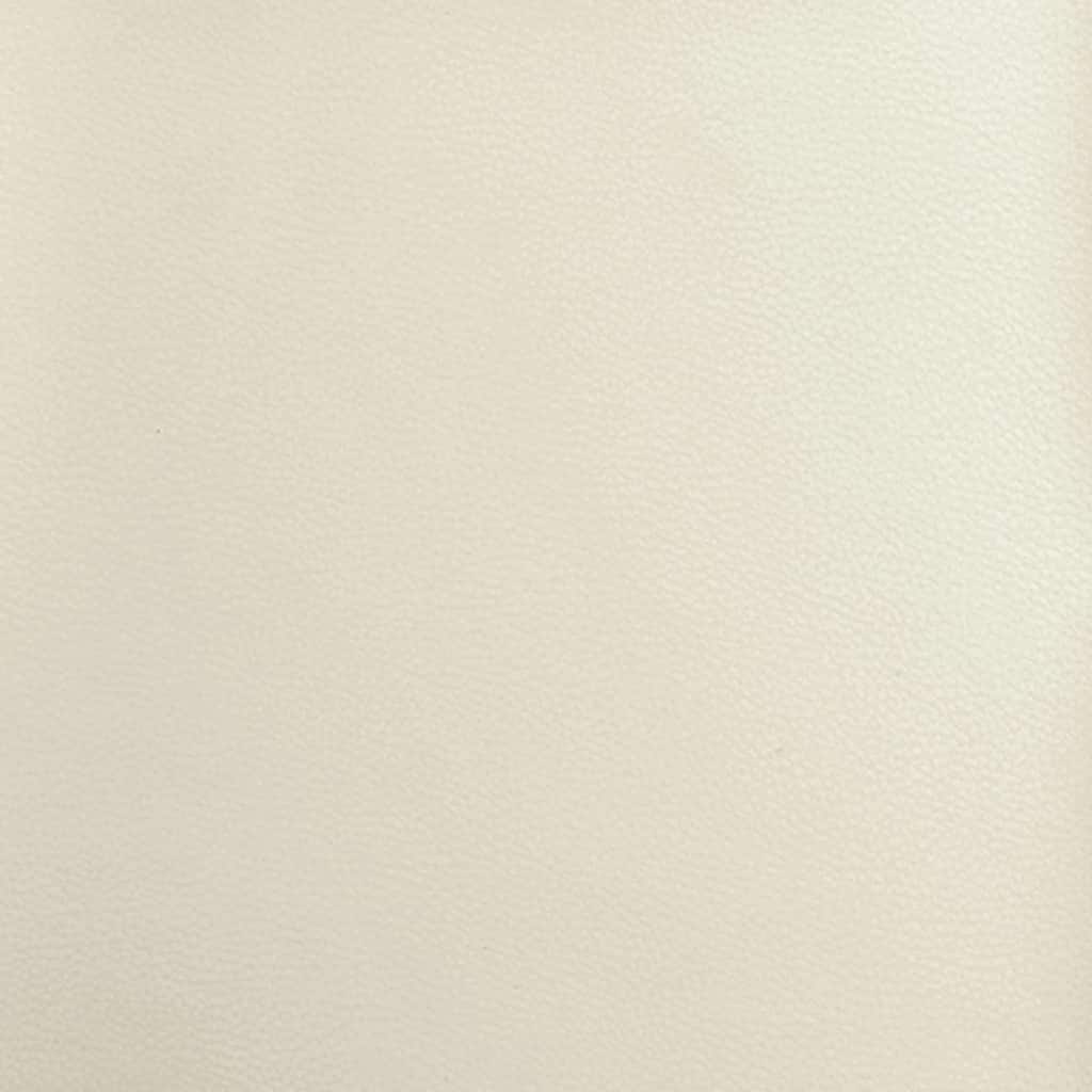 Περιστρεφόμενη καρέκλα Κρεμ 63 x 75 x 76 εκ Τεχνητό Δέρμα
