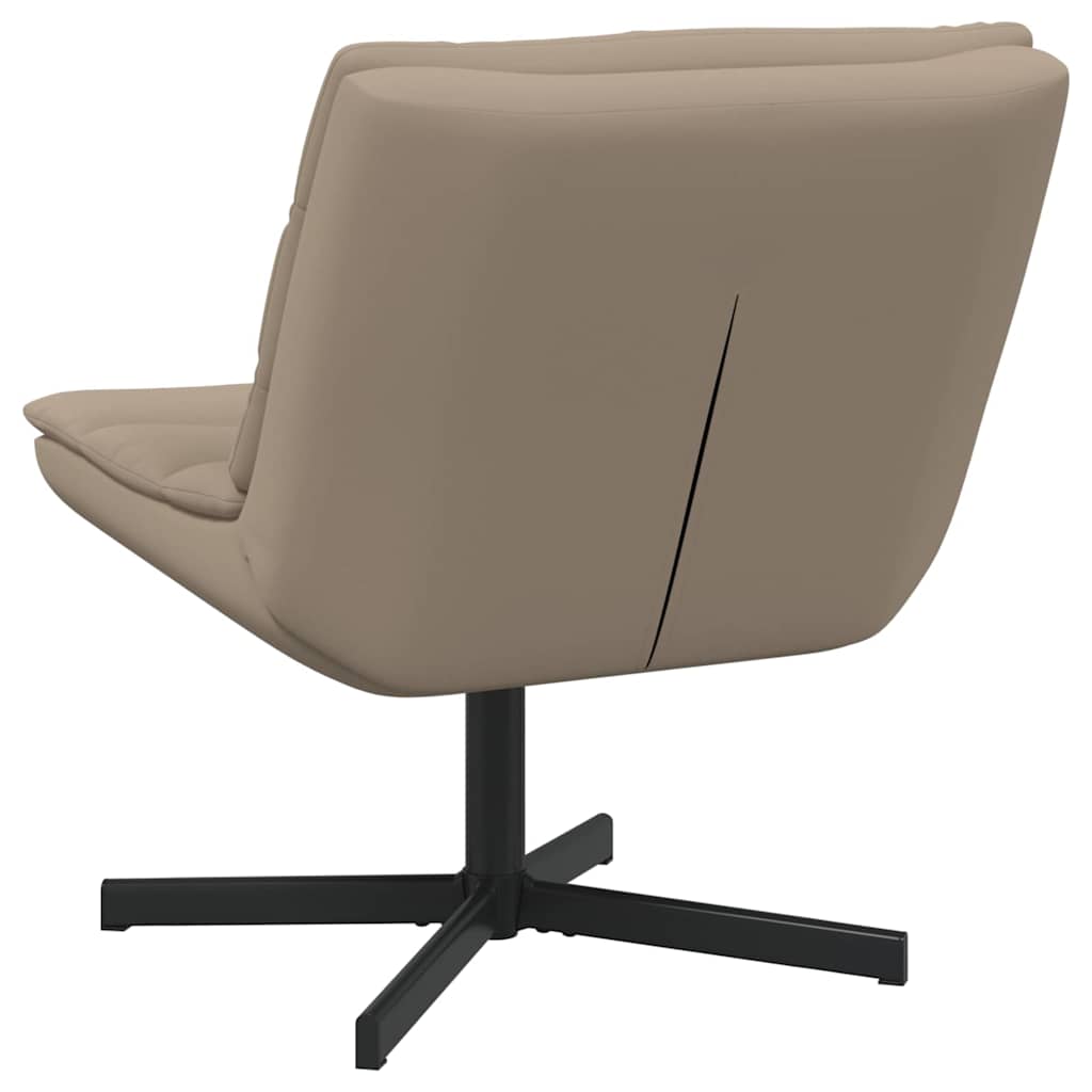 Περιστρεφόμενη καρέκλα Καπουτσίνο 63 x 75 x 76 εκ Τεχνητό Δέρμα