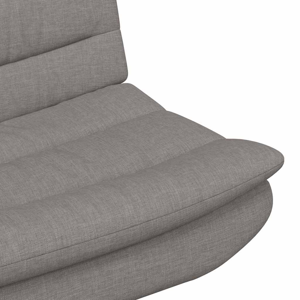 Περιστρεφόμενη καρέκλα Taupe 63 x 75 x 76 εκ ύφασμα