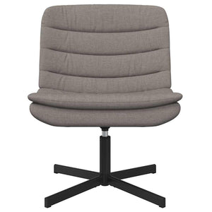 Περιστρεφόμενη καρέκλα Taupe 63 x 75 x 76 εκ ύφασμα
