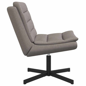 Περιστρεφόμενη καρέκλα Taupe 63 x 75 x 76 εκ ύφασμα