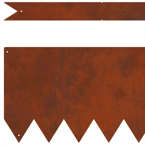 Περίγραμμα γκαζόν 50 τμχ. 100 x 0.05 x 20 εκ Σκ rusty