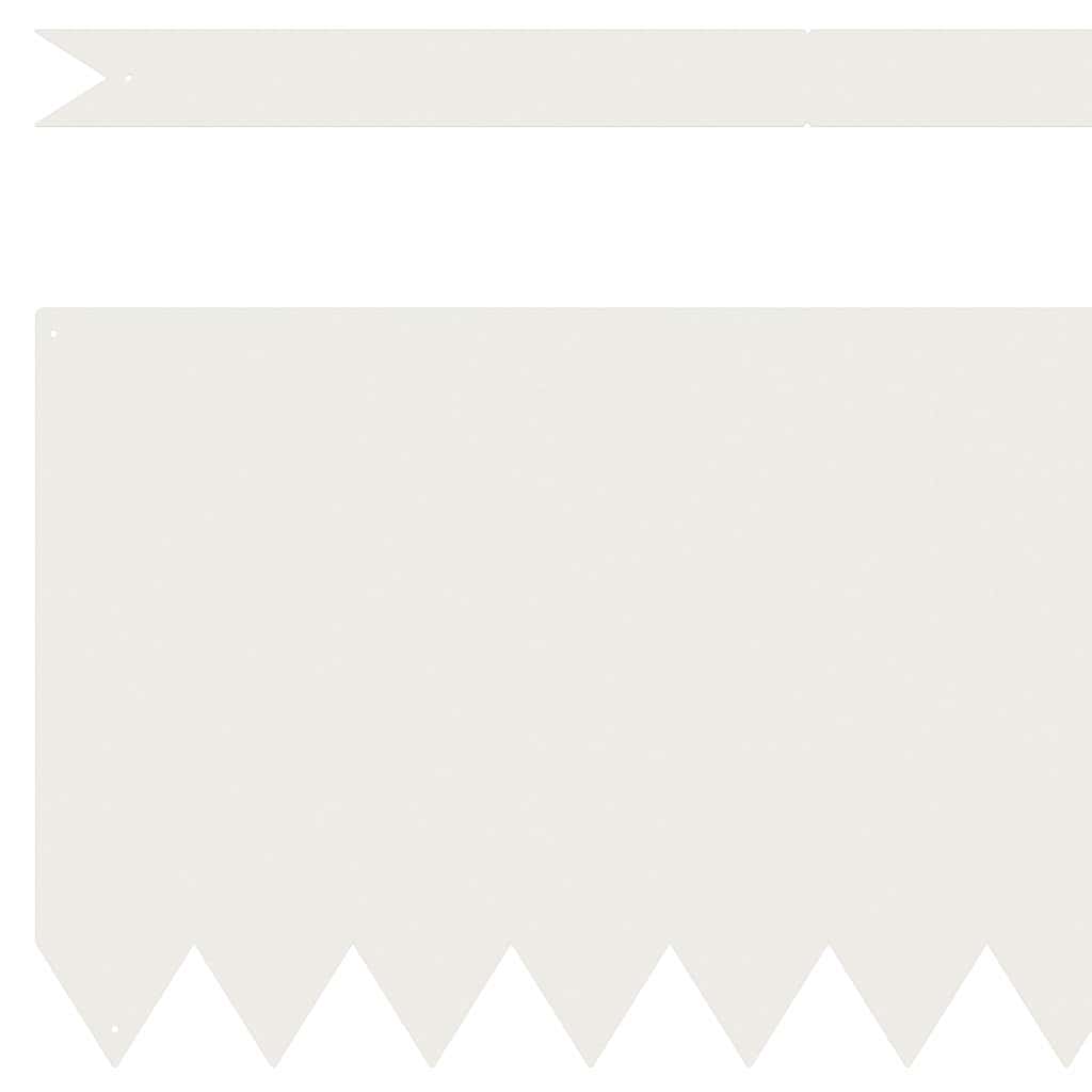 Περίγραμμα γκαζόν 30 pcs Λευκό 100 x 0.05 x 20 εκ