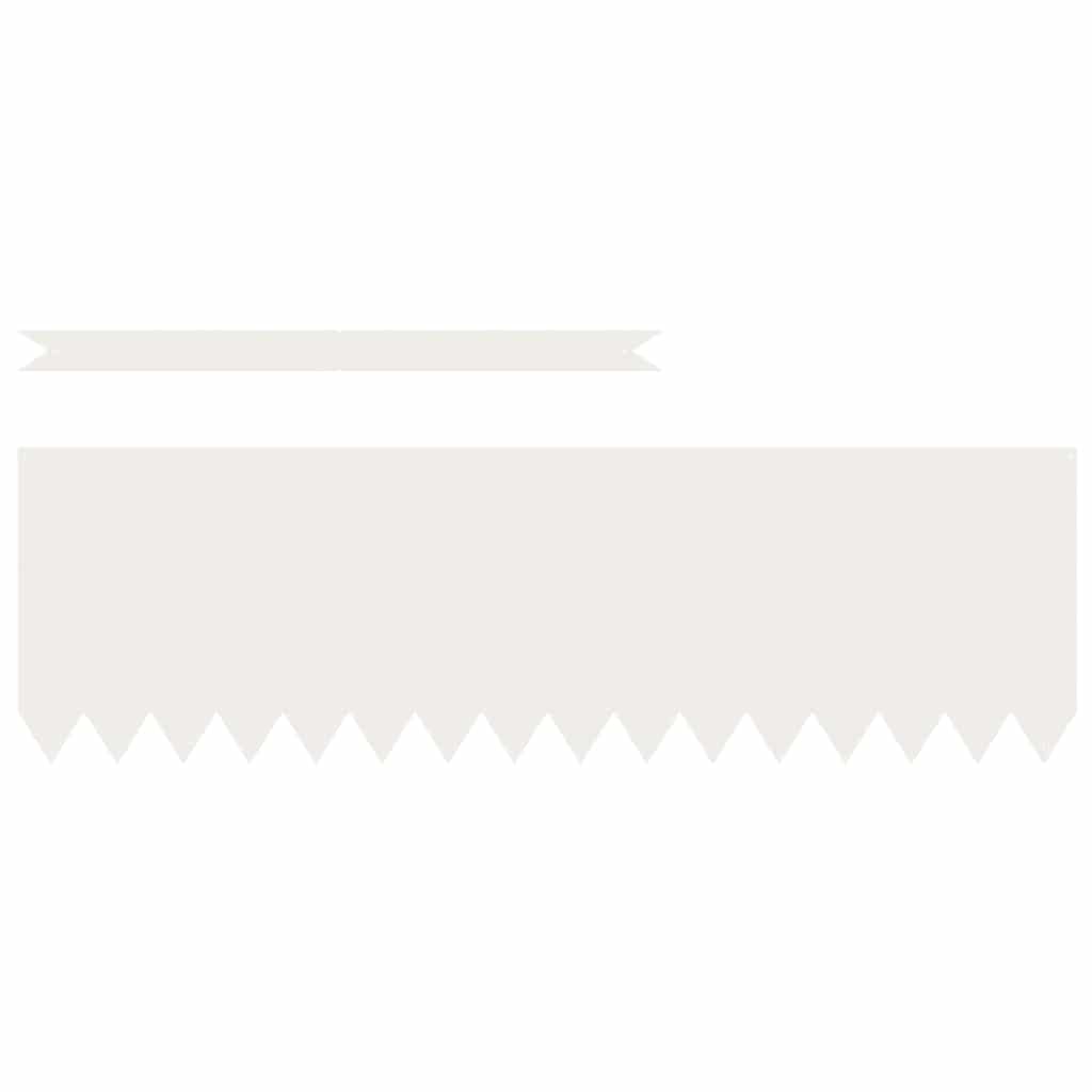 Περίγραμμα γκαζόν 30 pcs Λευκό 100 x 0.05 x 20 εκ