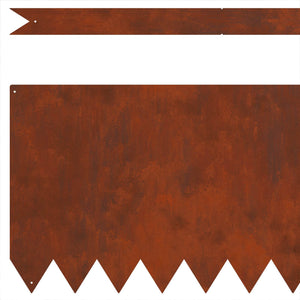 Περίγραμμα γκαζόν 50 τμχ. 100 x 0,05 x 30 εκ Σκ rusty