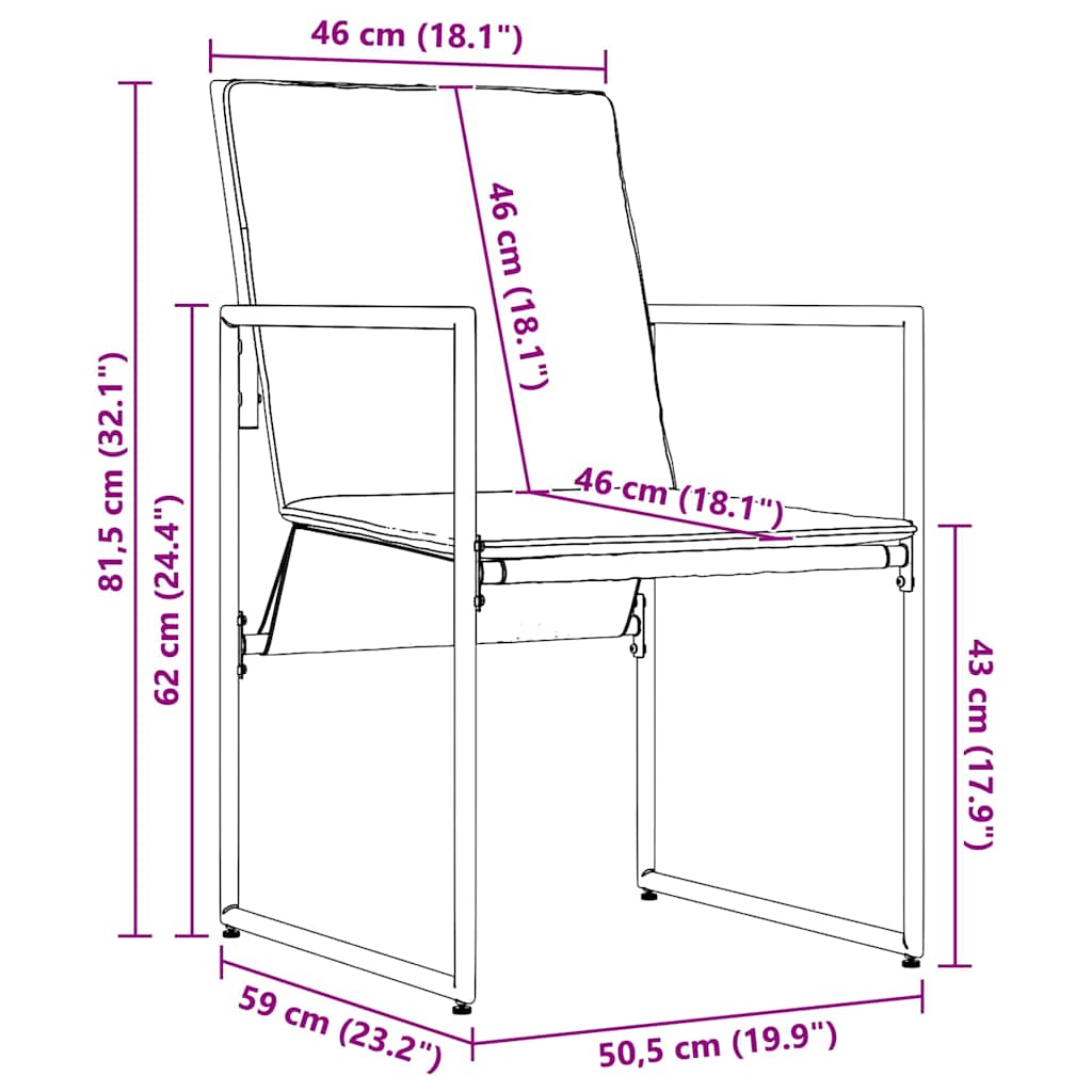 Σέτ φαγητού για κήπο 9 pcs Μαύρο Ατσάλι