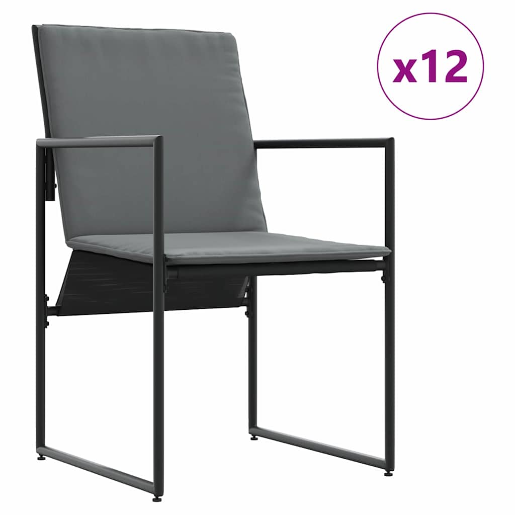 Σέτ φαγητού για κήπο 13 pcs Μαύρο Ατσάλι