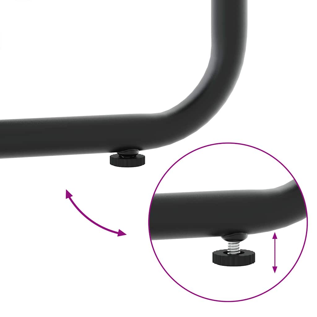 Σέτ φαγητού για κήπο 15 pcs Μαύρο Ατσάλι