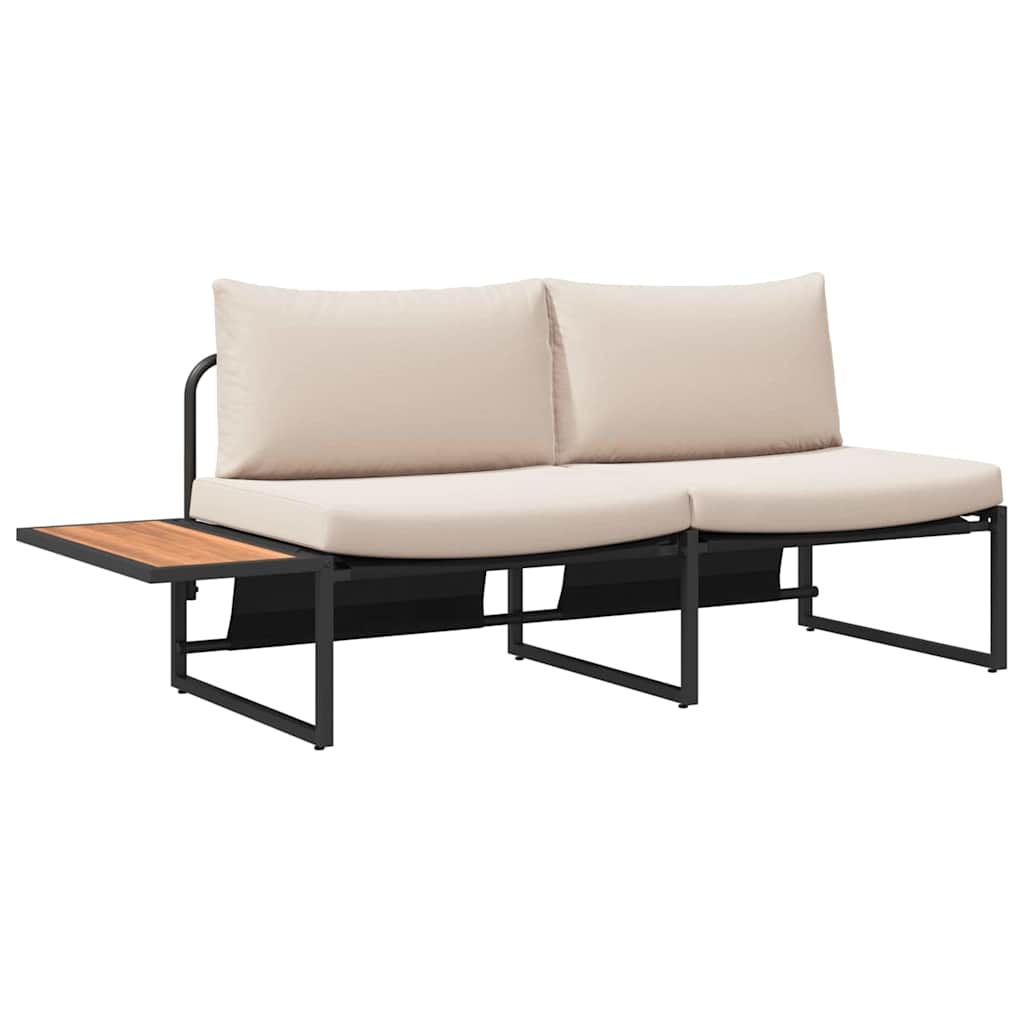 Σέτ φαγητού για κήπο 3 pcs Taupe Ατσάλι