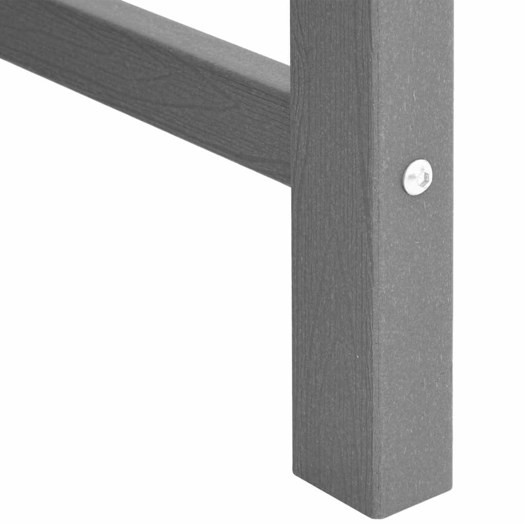 Καρέκλα Κήπου 6 pcs Ανοιχτό γκρι 65.5 x 59 x 88 εκ