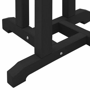 Σετ Μπαρ Κήπου 3 τμχ. Μαύρο HDPE