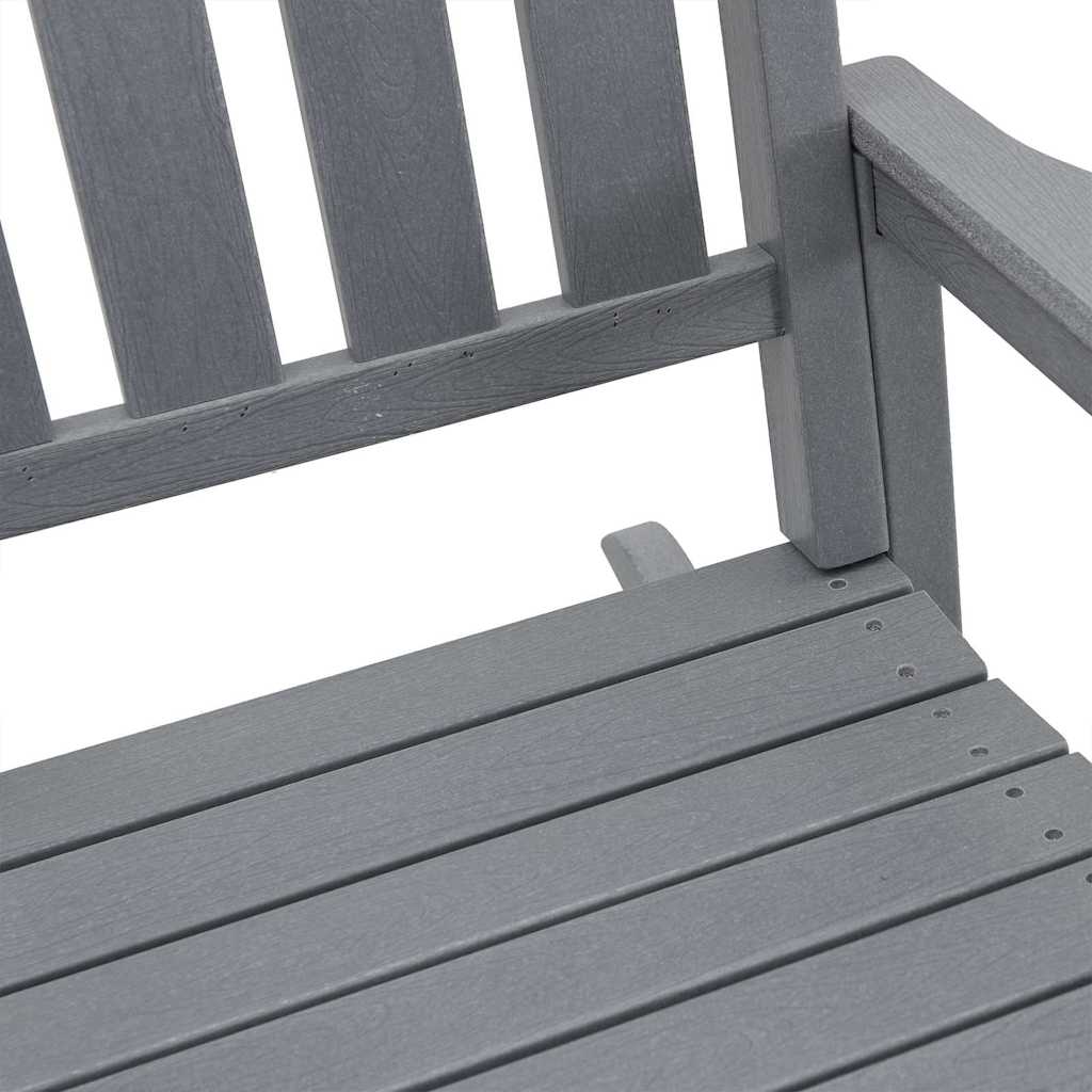 Κουνιστή καρέκλα 2 pcs Ανοιχτό γκρι 92 x 70 x 108 εκ - Pakobazaar