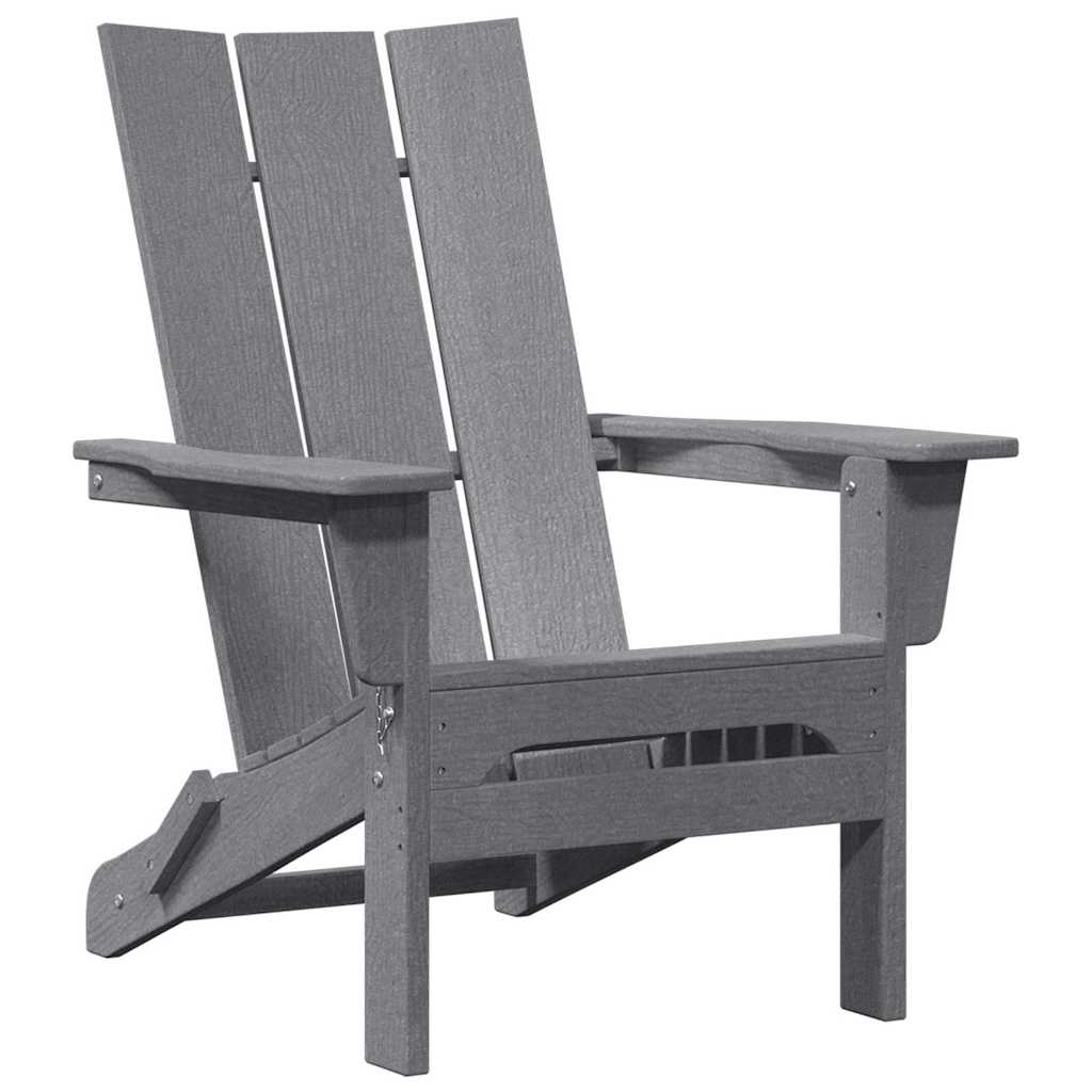 Καρέκλα Κήπου 2 pcs Ανοιχτό γκρι 80.5 x 74.5 x 92 εκ