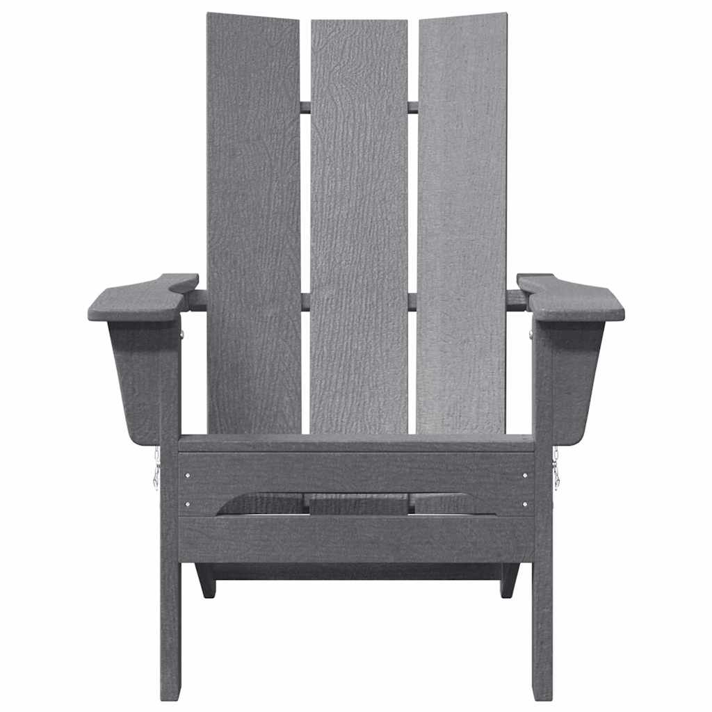 Καρέκλα Κήπου 2 pcs Ανοιχτό γκρι 80.5 x 74.5 x 92 εκ