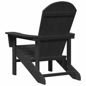 Καρέκλα Κήπου 2 pcs Μαύρο 82 x 74 x 92 εκ. Πολυαιθυλένιο - Pakobazaar