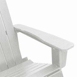 Καρέκλες Ροκάντας Adirondack 2 τμχ. Λευκό HDPE