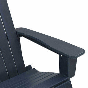 Καρέκλες Ροκάντας Adirondack 2 τμχ. Σκούρο μπλε HDPE