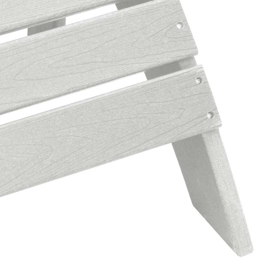 Καρέκλα Κήπου 2 pcs Λευκό 83 x 74 x 92 εκ Πολυαιθυλένιο