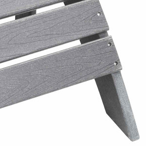 Καρέκλα Κήπου 2 pcs Ανοιχτό γκρι 83 x 74 x 92 εκ Πολυαιθυλένιο - Pakobazaar